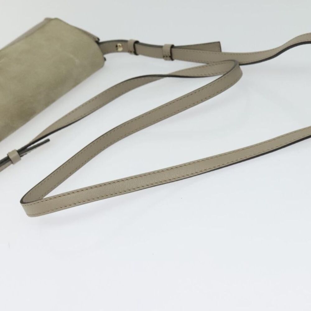Chloe Faye Leather And Suede Beige Leather Shoulder Bag Bag - Picture 8 of 16